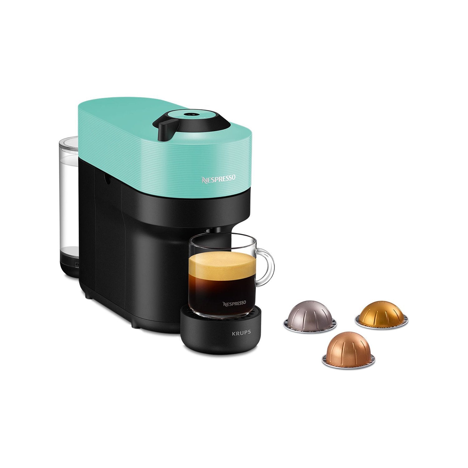 Krups Nespresso Vertuo Pop Aqua Mint Xn9204, Máquina De Cápsulas