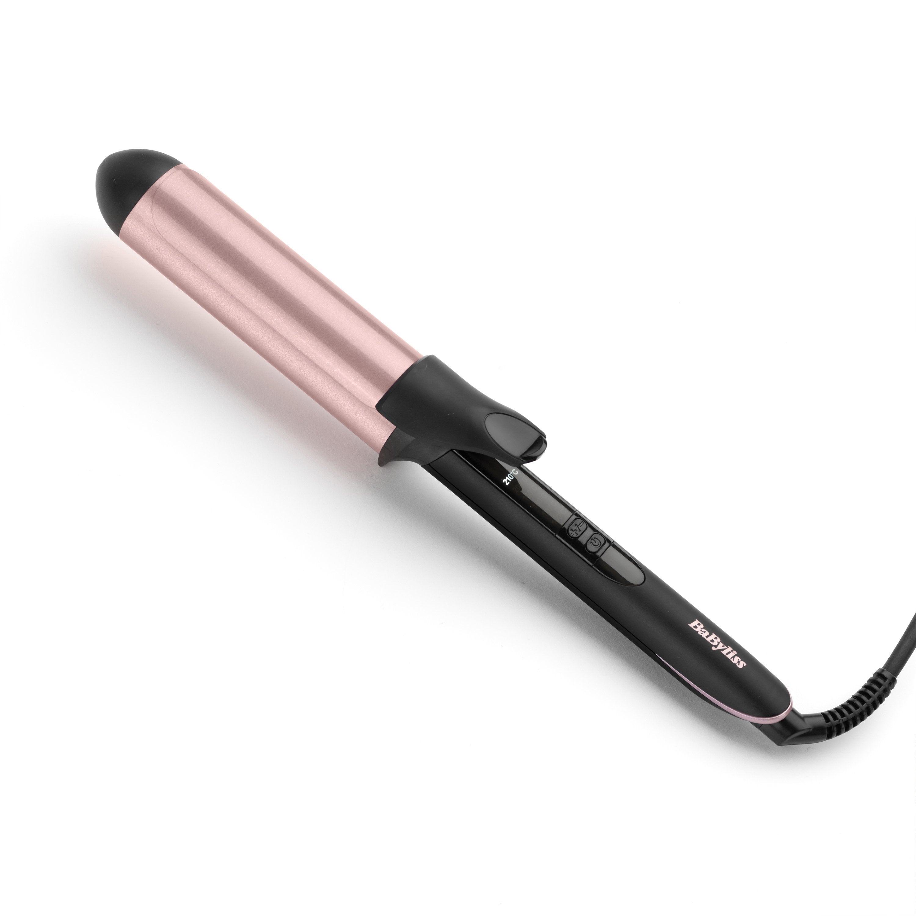 EAN 3030050153668 - BaByliss 38 mm Curling Tong Rizador de pelo Caliente Negro, Rosa 2,5 m imagen 4