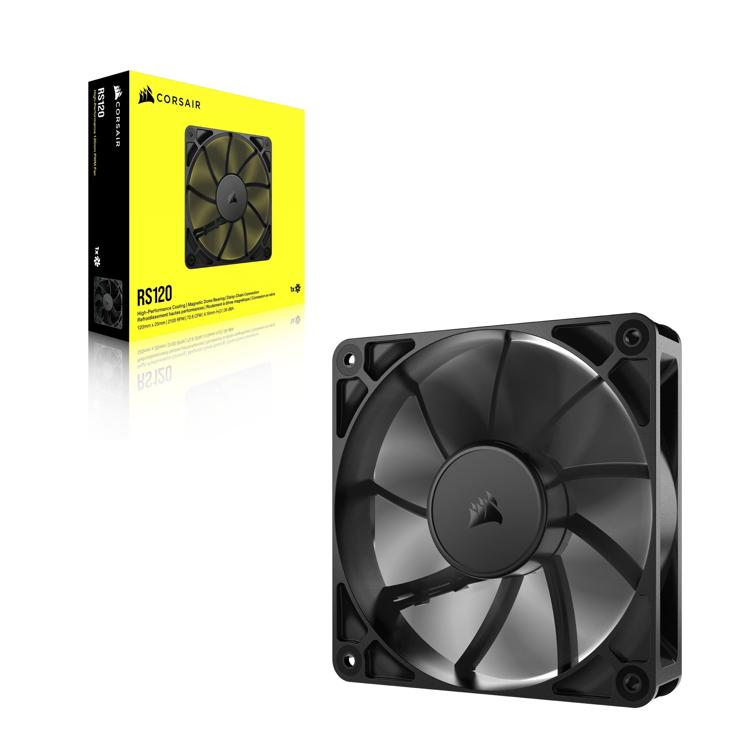 EAN 0840006684206 - Corsair RS120 Carcasa del ordenador Ventilador 12 cm Negro 1 pieza(s) imagen 6