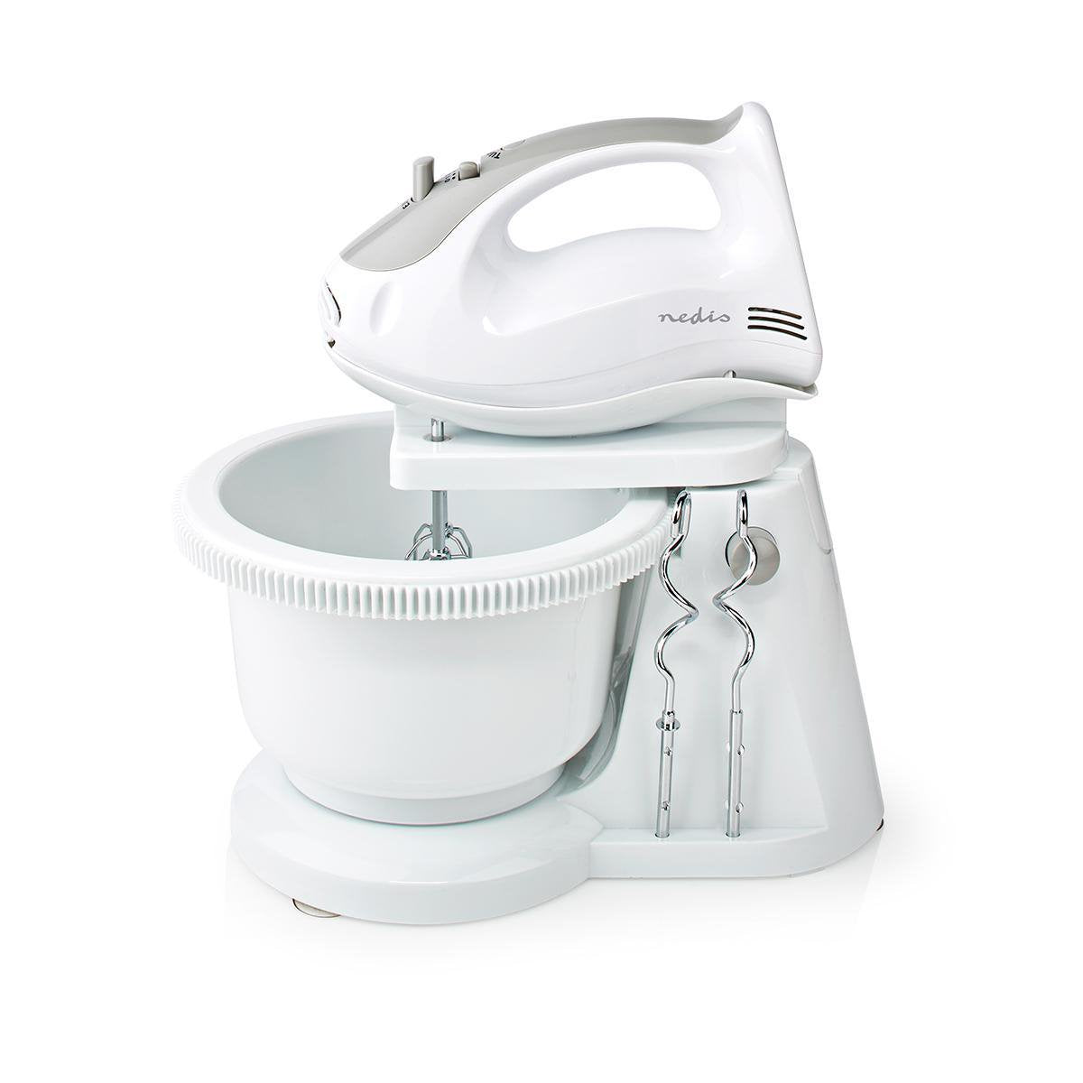 EAN 5412810330225 - Nedis KAHM110CWT batidora Batidora de mano 200 W Gris, Blanco imagen 4