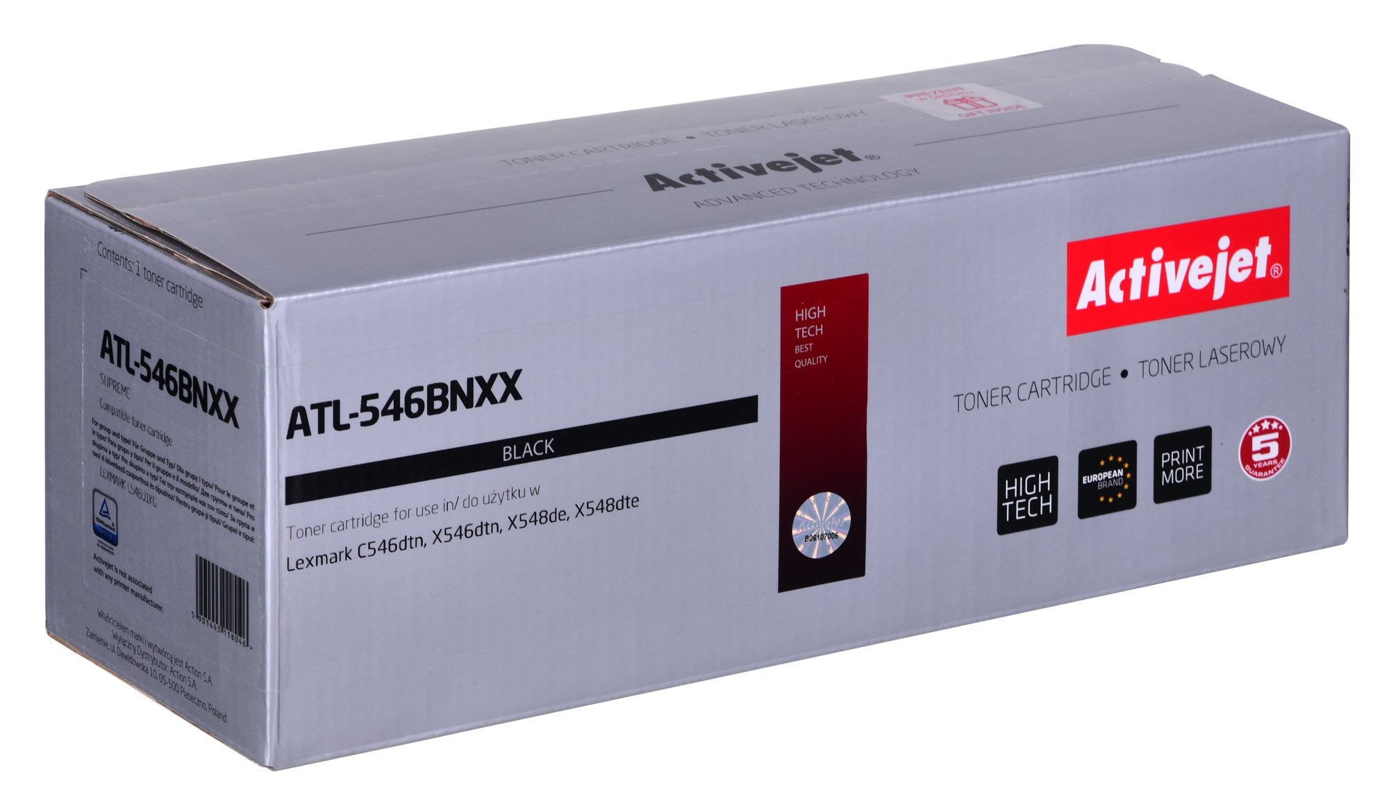 EAN 5901443118046 - Activejet ATL-546BNXX cartucho de tóner 1 pieza(s) Compatible imagen 1