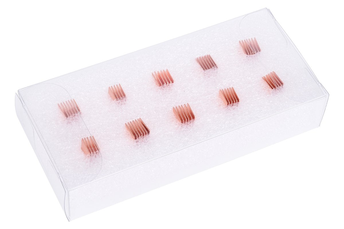 Disipadores Térmicos De Cobre Para Gpu Ram Alphacool De 6,5 X 6,5 Mm, Disipador Térmico De Cobre, 10 Piezas 17425