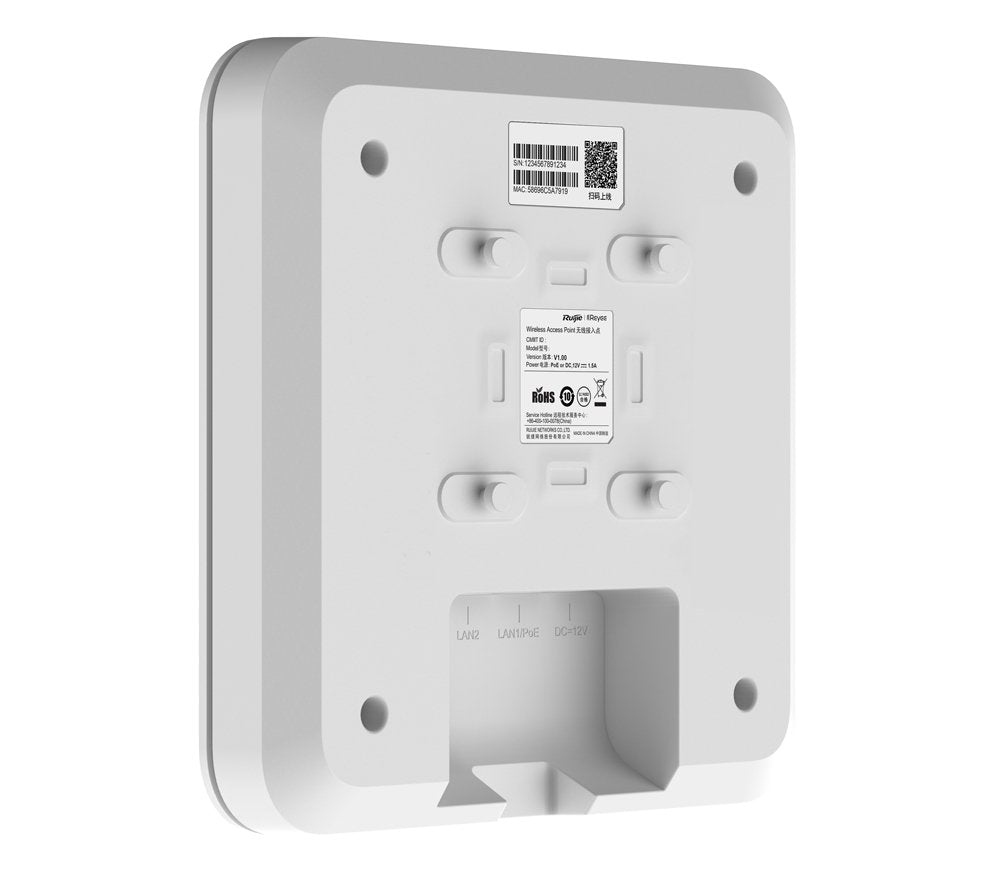 EAN 6971693271838 - Ruijie Networks RG-RAP2260(G) punto de acceso inalámbrico 1201 Mbit/s Blanco Energía sobre Ethernet (PoE) imagen 5