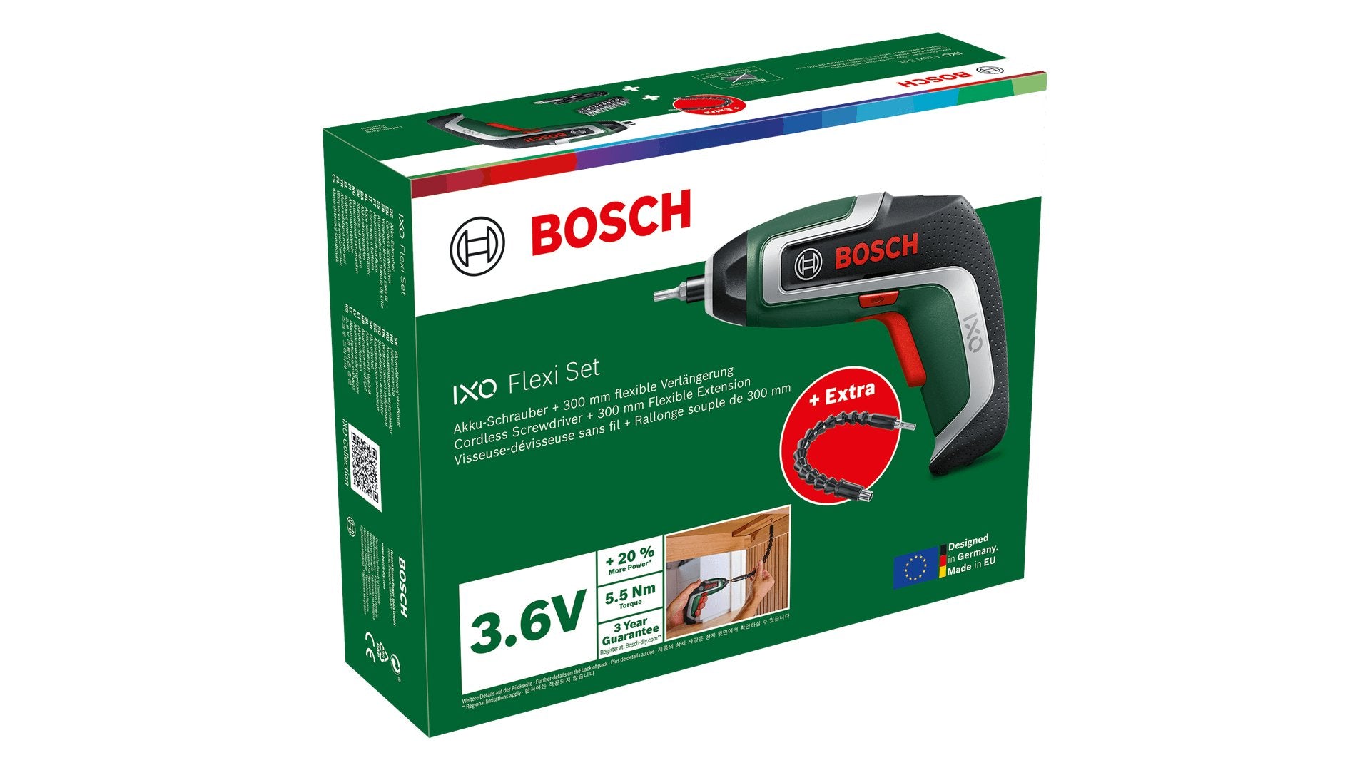 EAN 4053423255720 - Bosch IXO 7 235 RPM Negro, Verde imagen 6