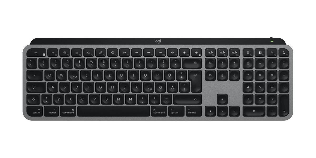 EAN 5099206114623 - Logitech MX Keys S for Mac teclado Oficina Bluetooth QWERTZ Alemán Gris imagen 1