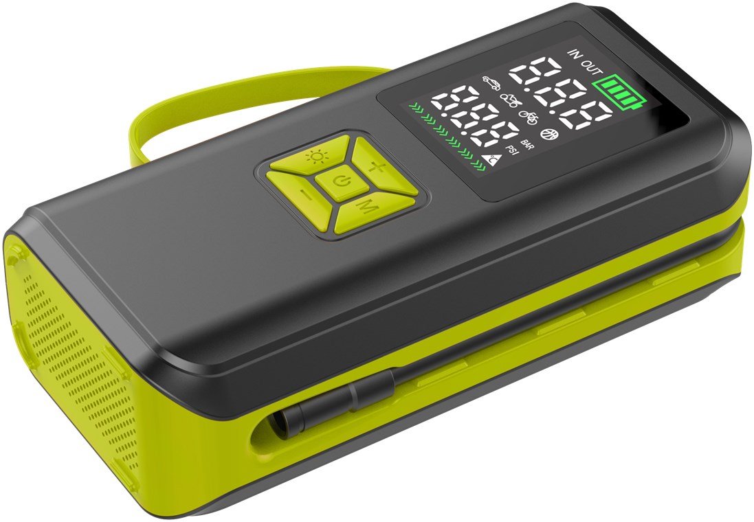 Compresor Inalámbrico
Bomba De Aire Portátil Con Un Máximo De 10 Bar/150 Psi Para Coches, Bicicletas, Motos O Balones.