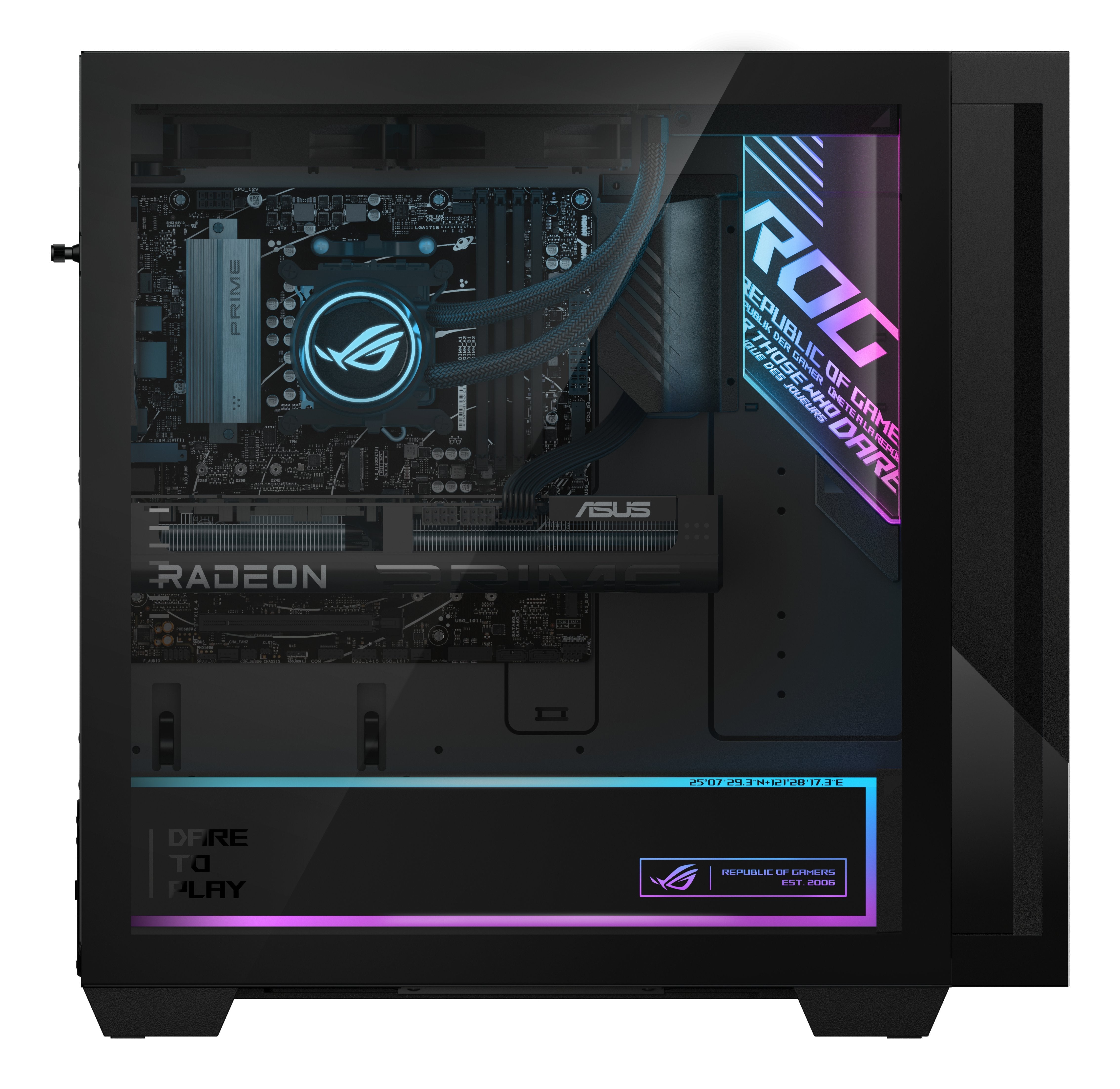 Asus Rog Gm700 Gm700tz-R9800x212w Ryz7 9800x 3d 64gb 2tbssd Rtx5080 W11 Home