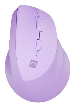 Raton Natec Crake 2 Inalambrico Vertical Bt 5.2 + 2.4ghz 2400 Dpi Color Lavanda