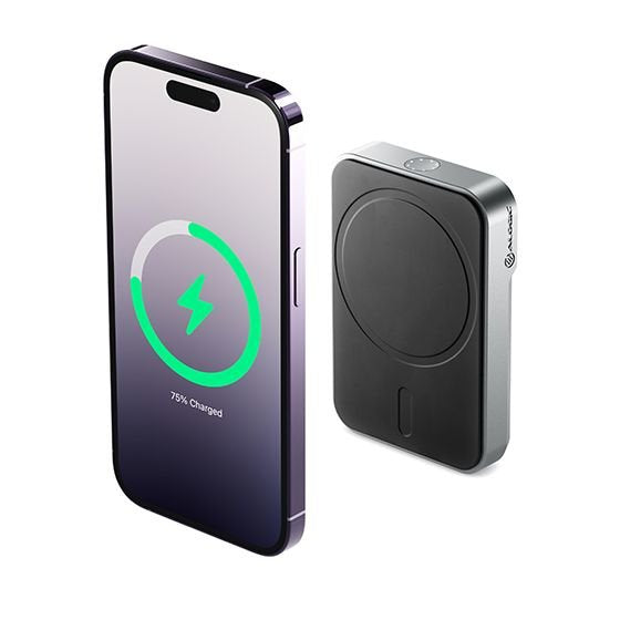 Alogic Mspb5k Batería Externa 5000 Mah Cargador Inalámbrico Negro