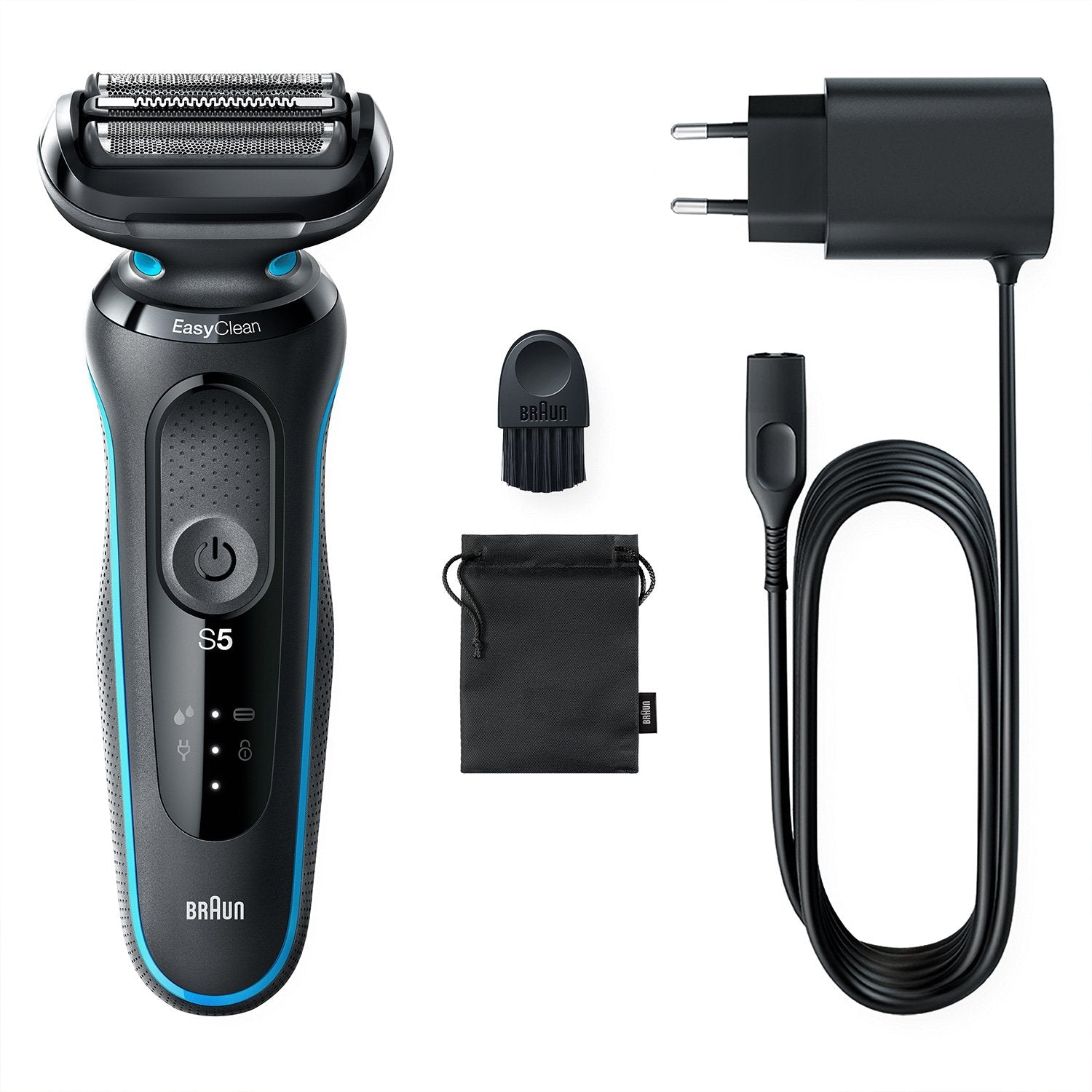Braun Series 5 51-M1000s Máquina De Afeitar De Láminas Negro, Azul