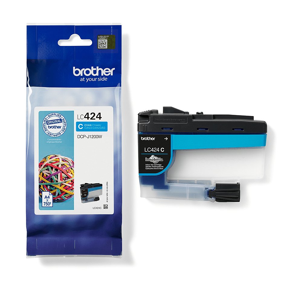 EAN 4977766810456 - Brother LC424C cartucho de tinta 1 pieza(s) Original Cian imagen 3