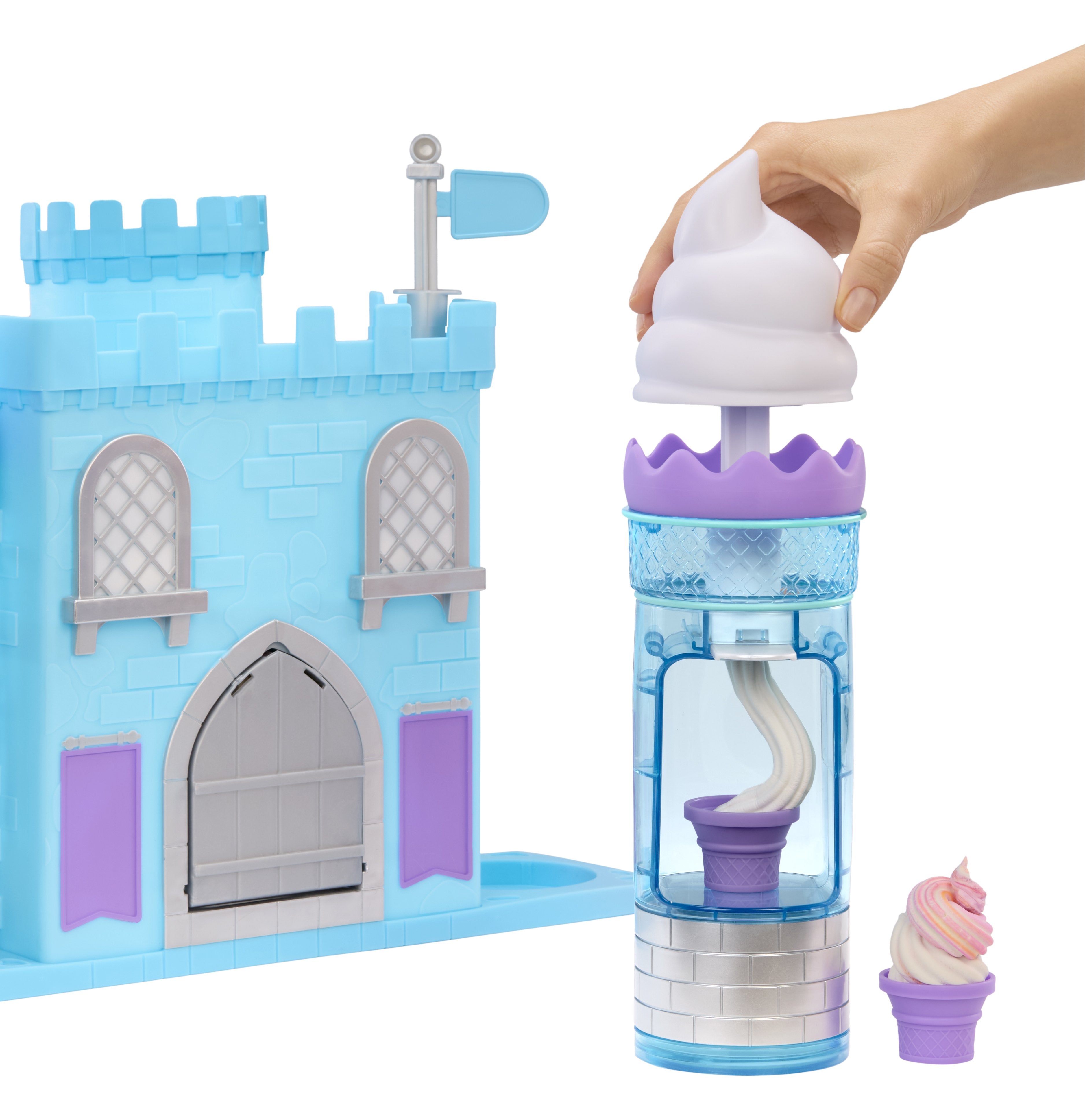 EAN 35051123095 - MGA Entertainment DohKins Ice Cream Castle Set de utensilios para jugar con plastilina 127,57 g Multicolor imagen 8