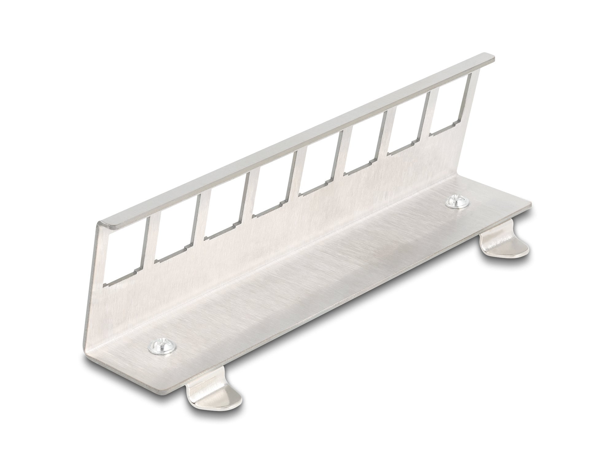 Delock Keystone Metall Halterung 8 Port Para Hutschiene