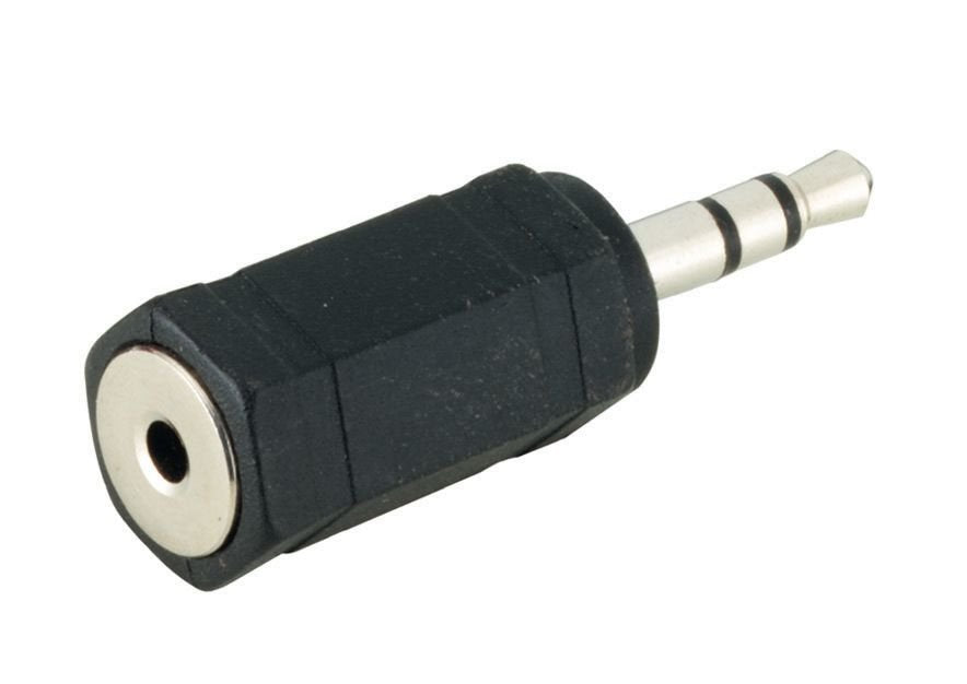 Microconnect 3.5mm/2.5mm M/F 2,5mm Negro