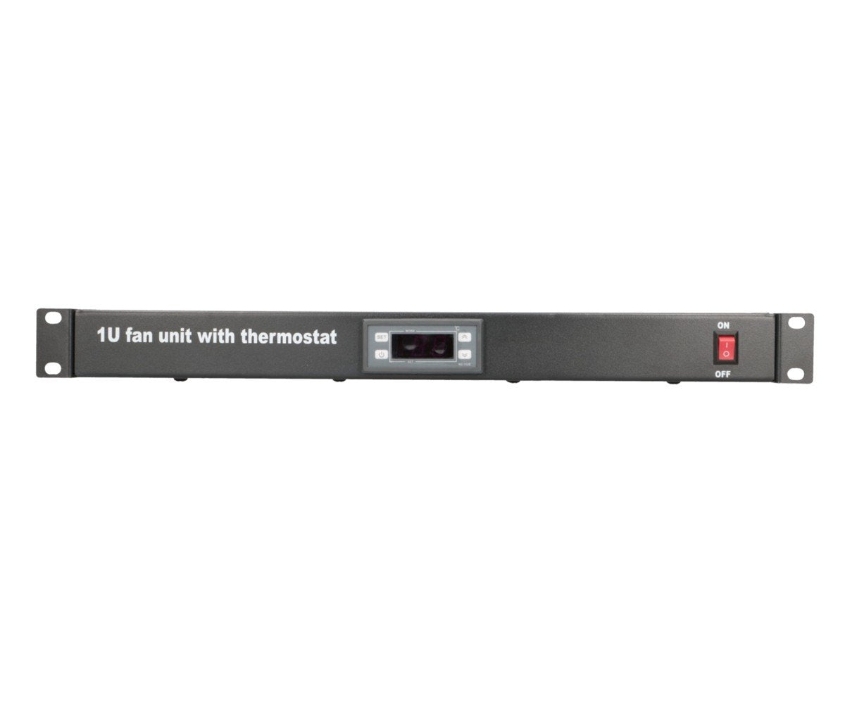 EAN 5903148919089 - Extralink 19\" RACK MOUNT FAN PANEL (2 FANS) WITH THERMOSTAT Panel del ventilador imagen 2