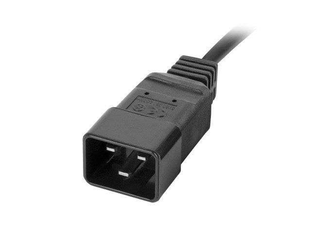 EAN 5901969424492 - Lanberg PDU-08I-0200-C20-BK unidad de distribución de energía (PDU) 8 salidas AC 1U Negro imagen 4