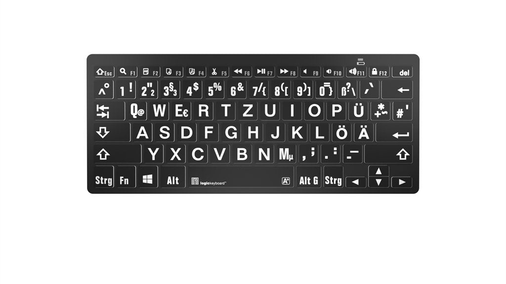 EAN 5707795017972 - Logickeyboard LKB-LPWB-BTPC-DE teclado Universal Bluetooth QWERTZ Alemán Negro imagen 1