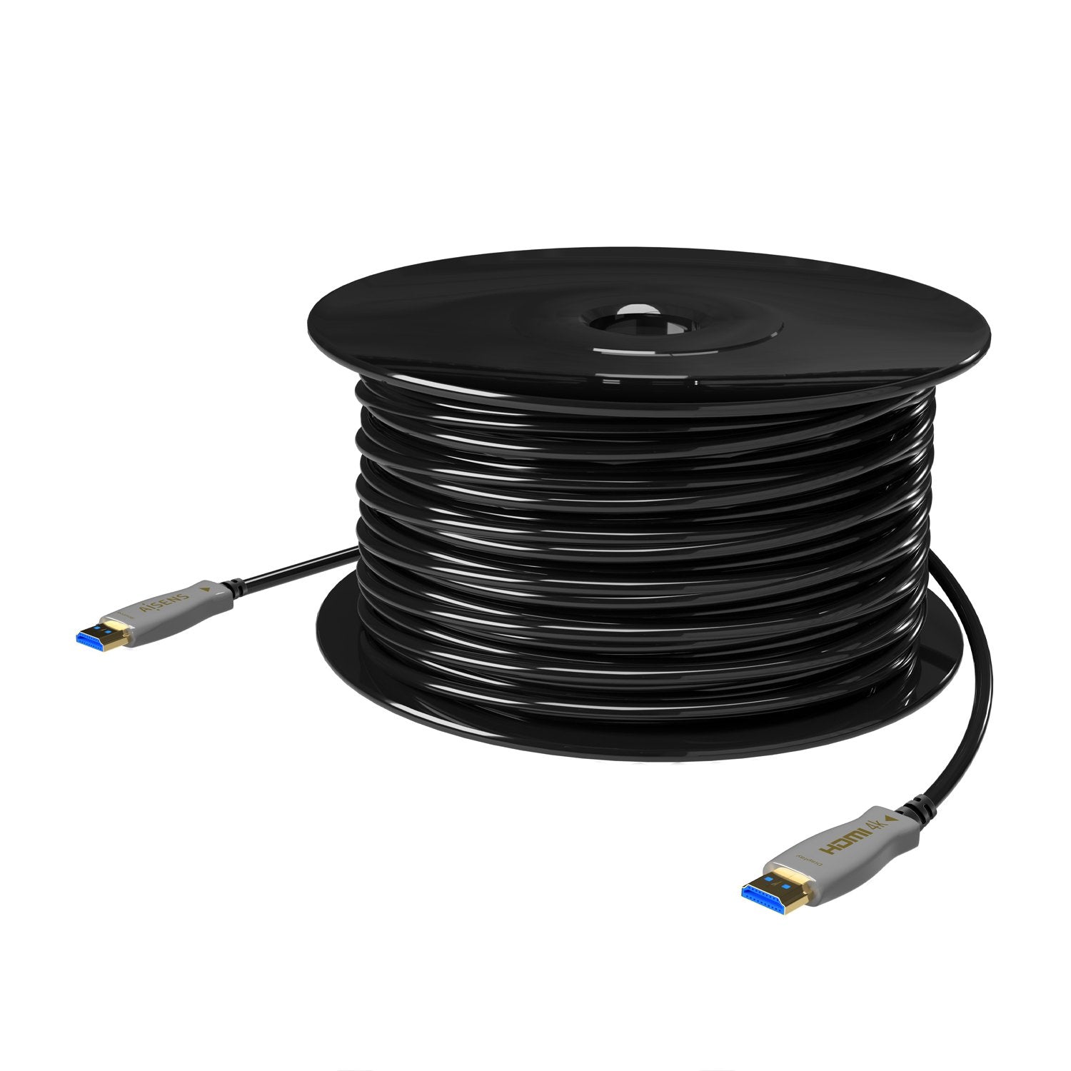 Aisens Cable Hdmi V2.0 Aoc Premium Alta Velocidad / Hec 4k@60hz 4:4:4 18gbps - A/M-A/M - 125m - Negro