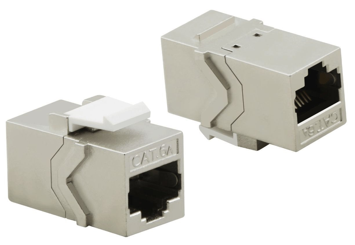 Módulo Helos Keystone Cat 6a, Stp Rj45, 500 Mhz, Blindado, Sin Herramientas