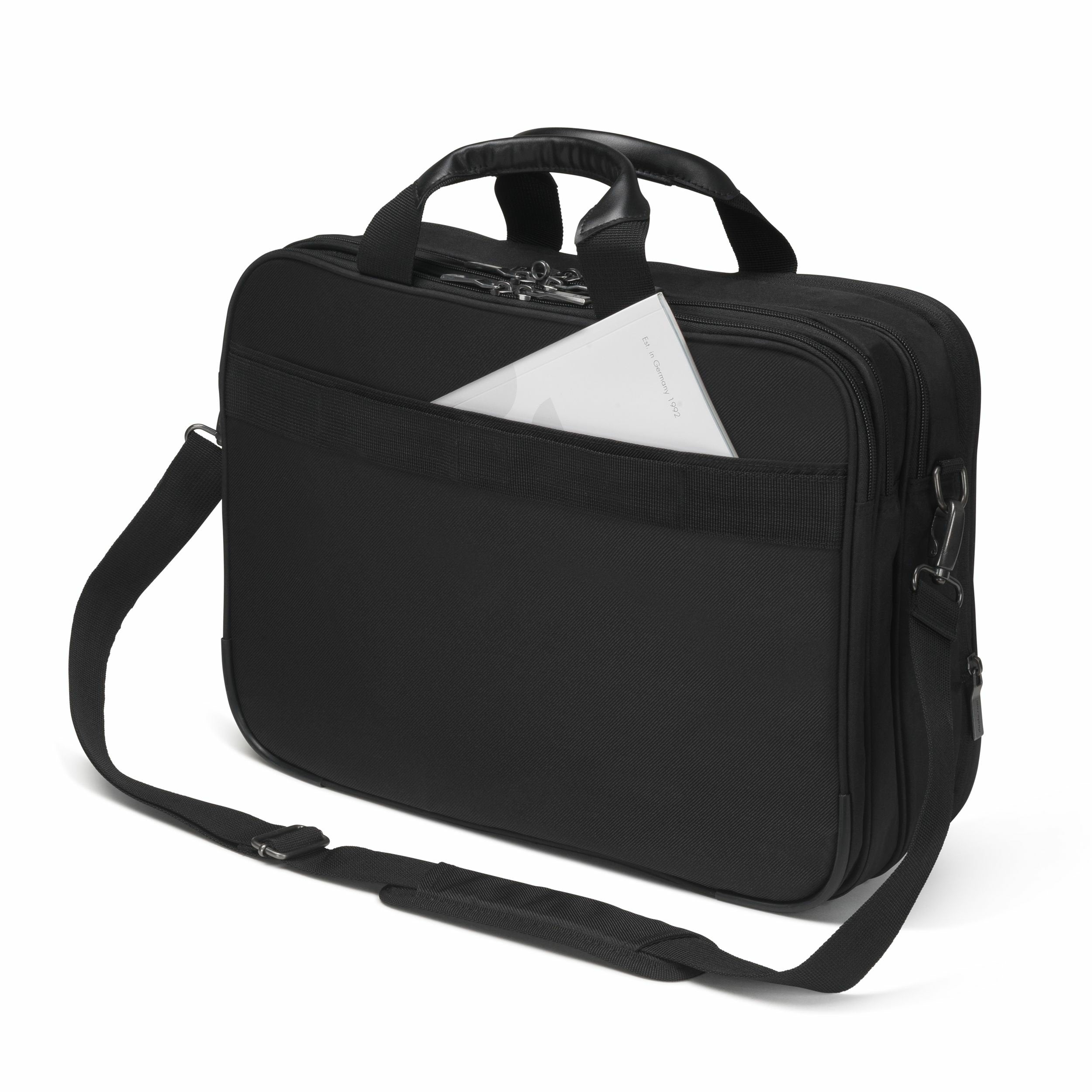 Dicota Eco Top Traveller Twin Select Maletines Para Portátil 39,6 Cm (15.6") Bandolera Negro