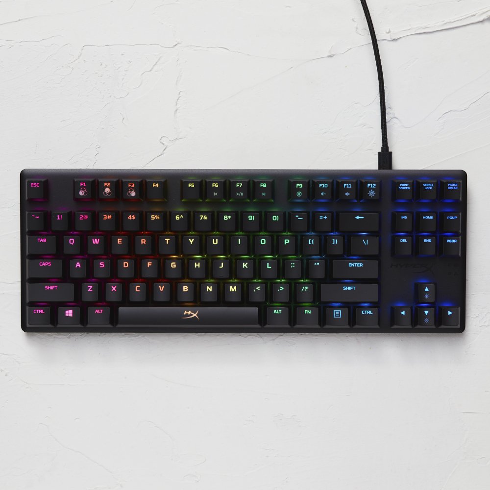 EAN 0196188049273 - HyperX Alloy Origins Core - Mechanical Gaming Keyboard - HX Red (US Layout) (HX-KB7RDX-US) teclado Juego imagen 7