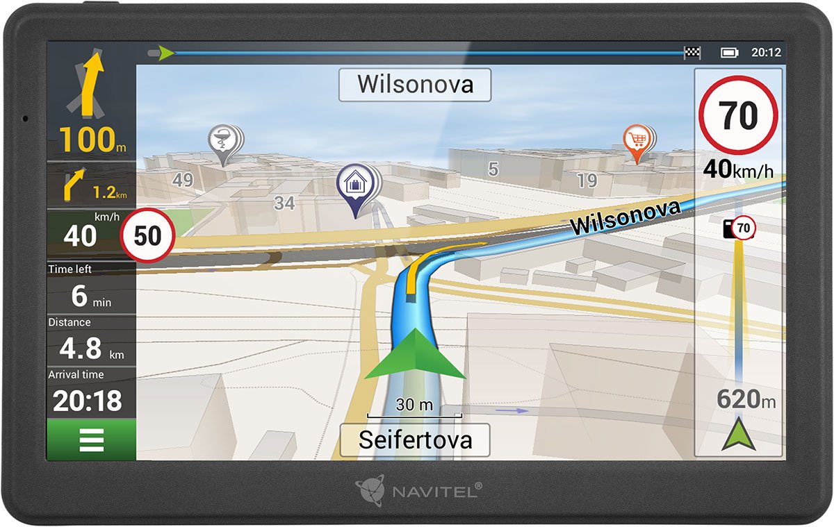 Navitel Ms700 Navegador 17,8 Cm (7") Pantalla Táctil Tft Fijo Negro