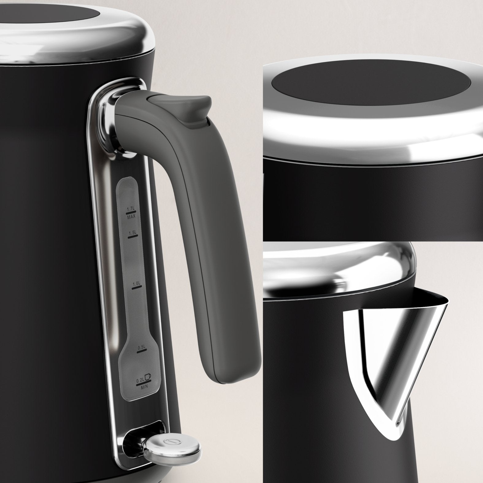 EAN 3045387293802 - Tefal Collection KI6668E0 tetera eléctrica 1,7 L 2400 W Negro imagen 7