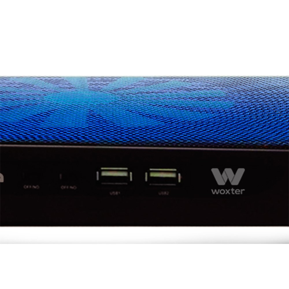 Woxter Base Refrigeradora Para Portatil Led Azul Hasta 17"