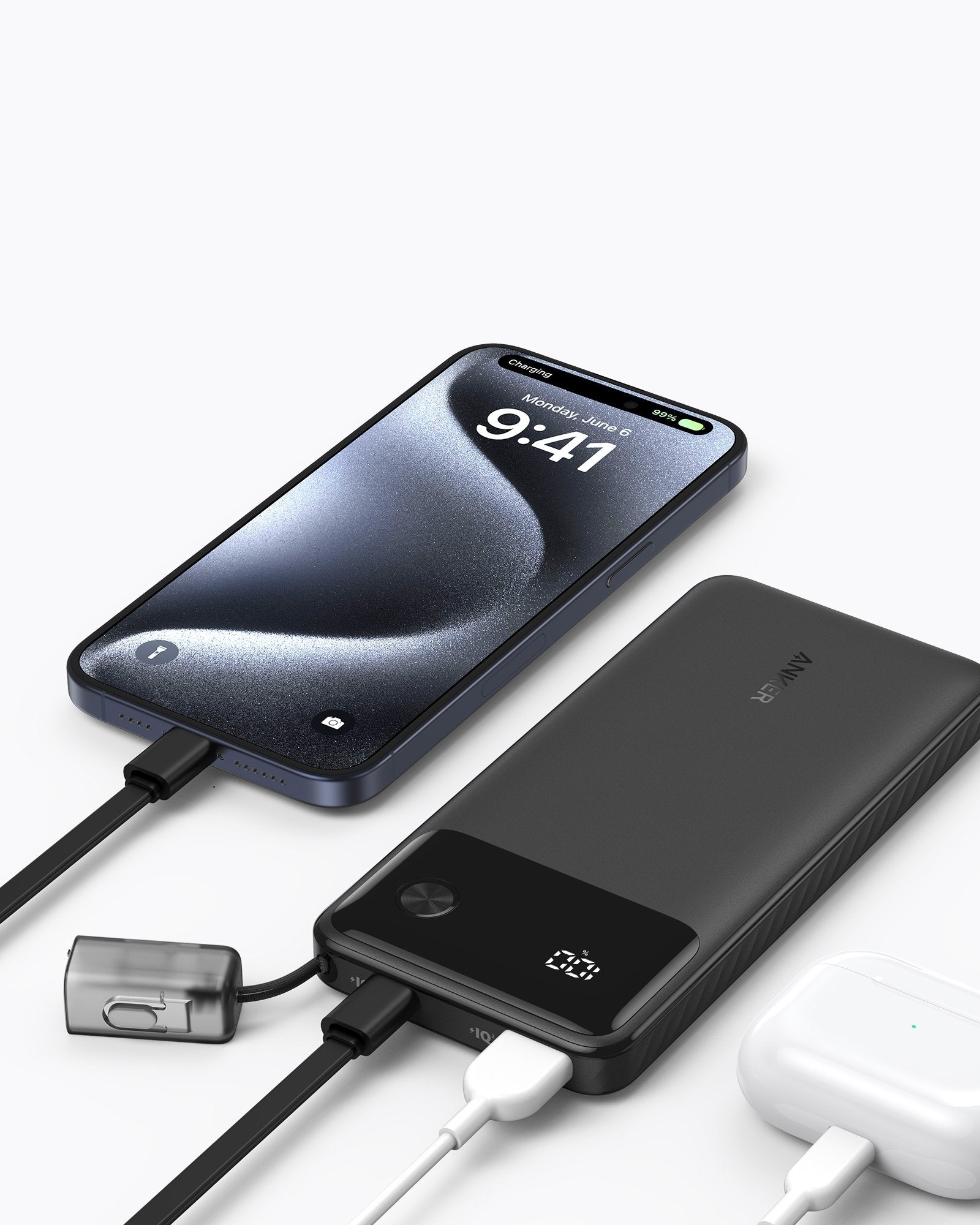 Powerbank Anker Power Bank 10000mah 22.5w Black