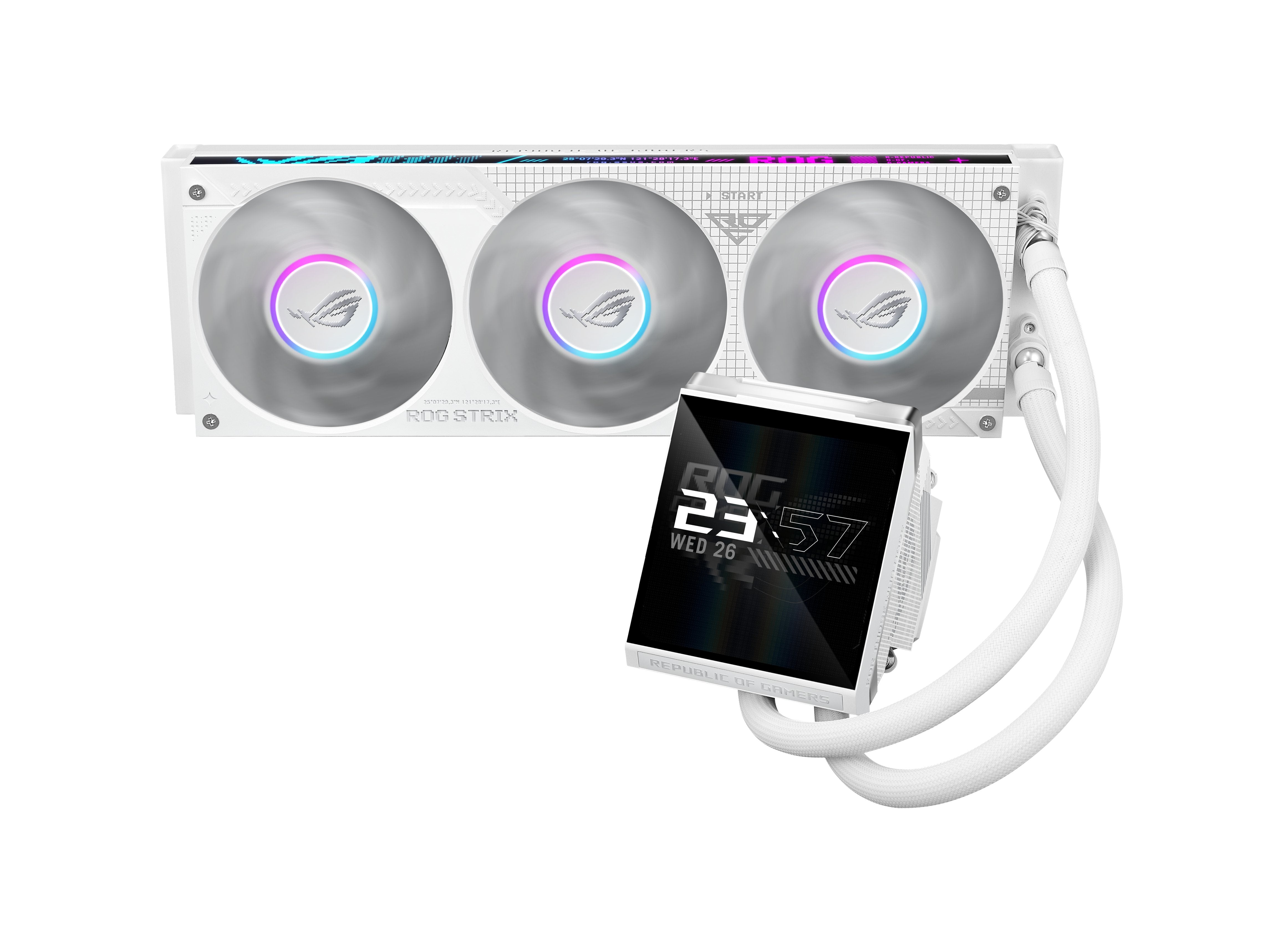 Asus Rog Mrix Lc Iv 360 Argb Lcd Blanco