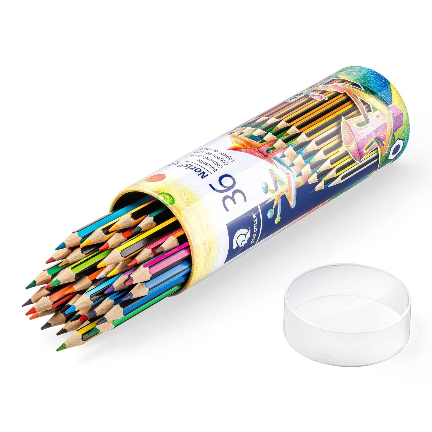 Staedtler Lápices De Colores Noris Colour Surtidos En Bote Metálico De 36