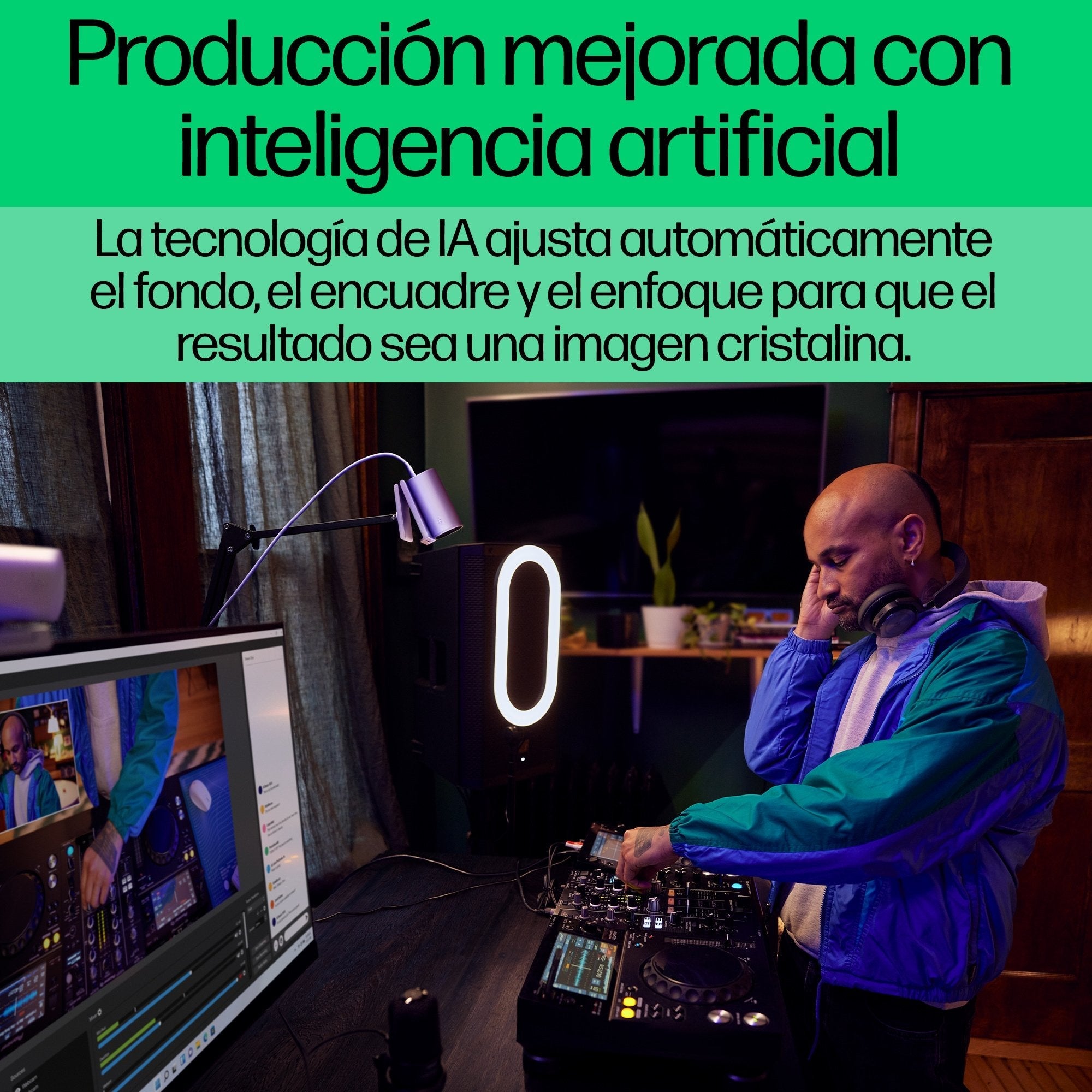 EAN 0196548527304 - HP 960 4K Streaming Webcam cámara web 8 MP 3840 x 2160 Pixeles USB Plata imagen 20