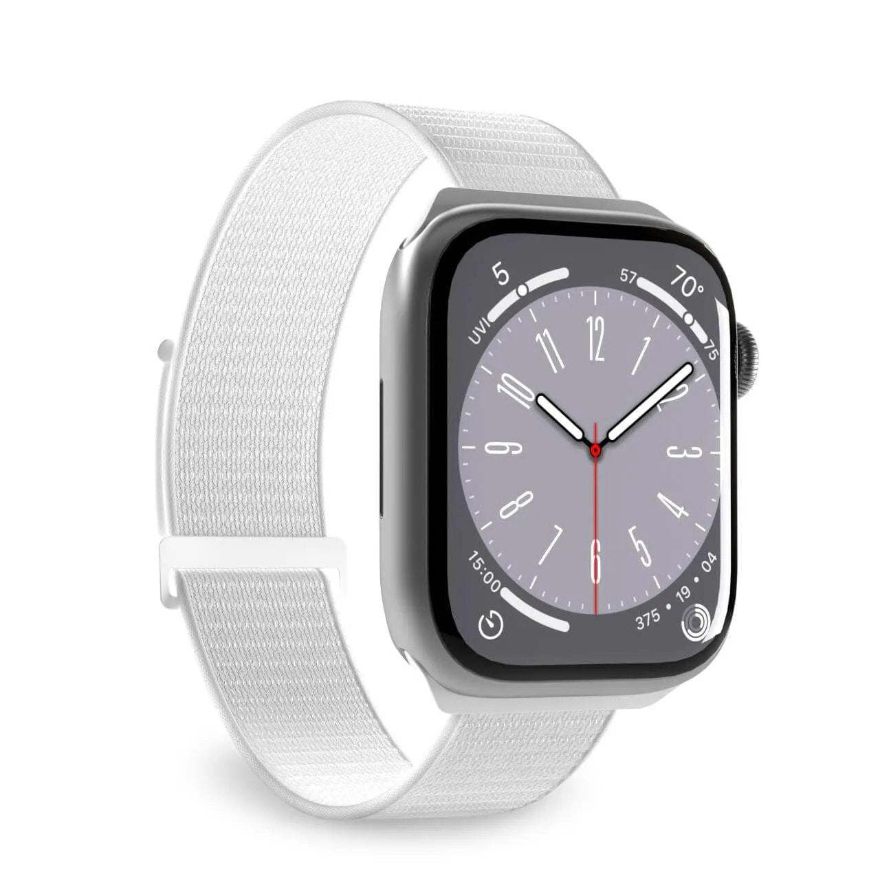 Puro Nylon Sport - Pasek Do Apple Watch 42/44/45/49 Mm (Bialy)