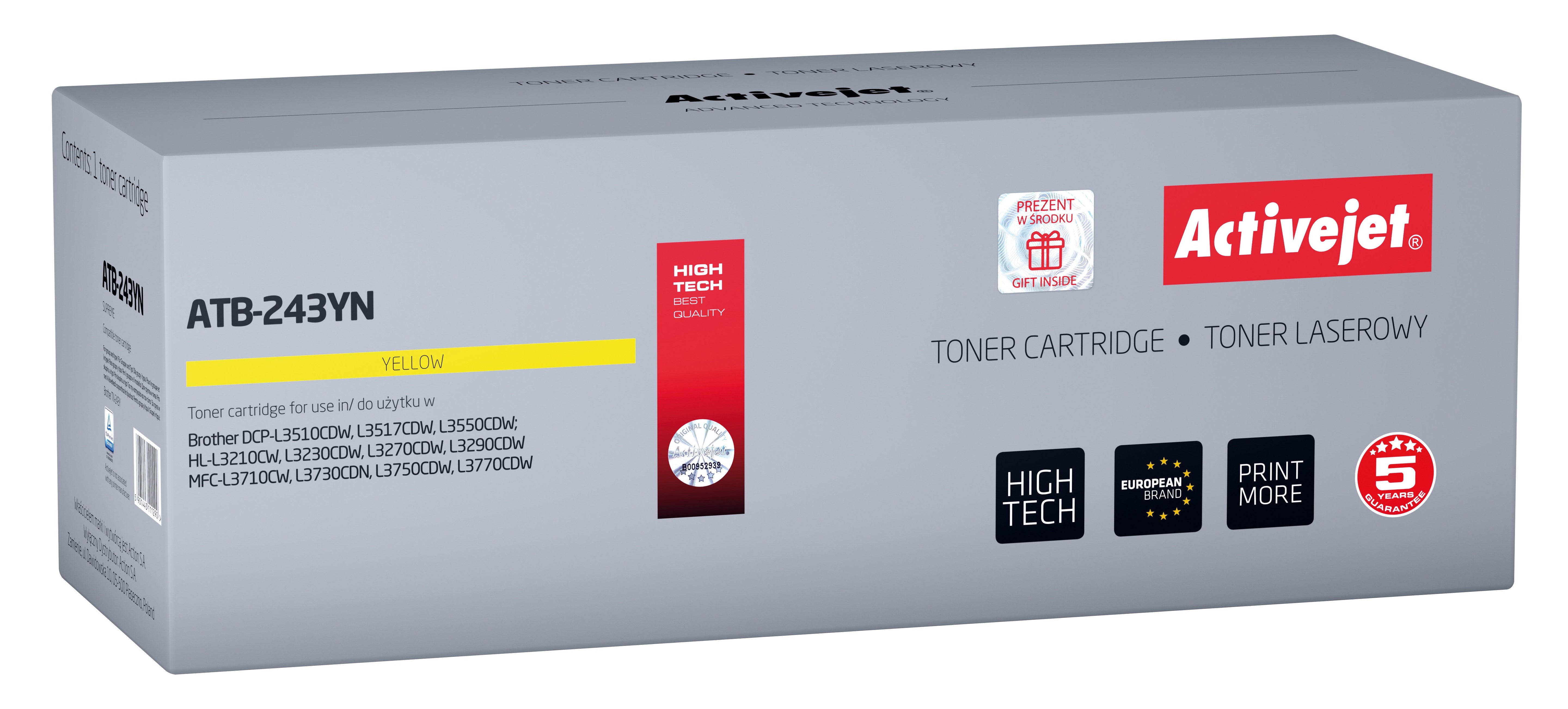 EAN 5901443111290 - Activejet ATB-243YN cartucho de tóner 1 pieza(s) Compatible imagen 1