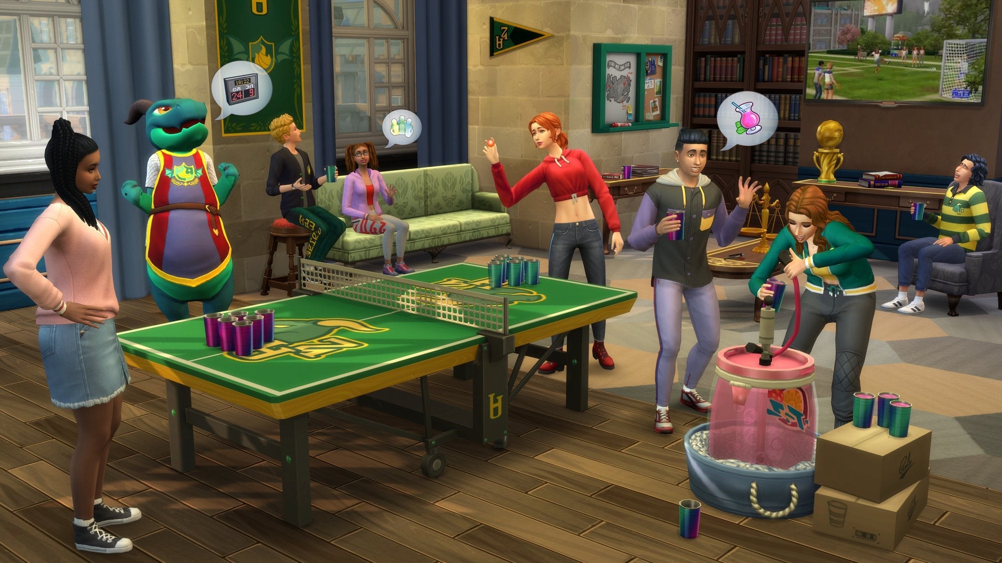 Juego Sims 4 + Días De Universidad (Dlc) Pc