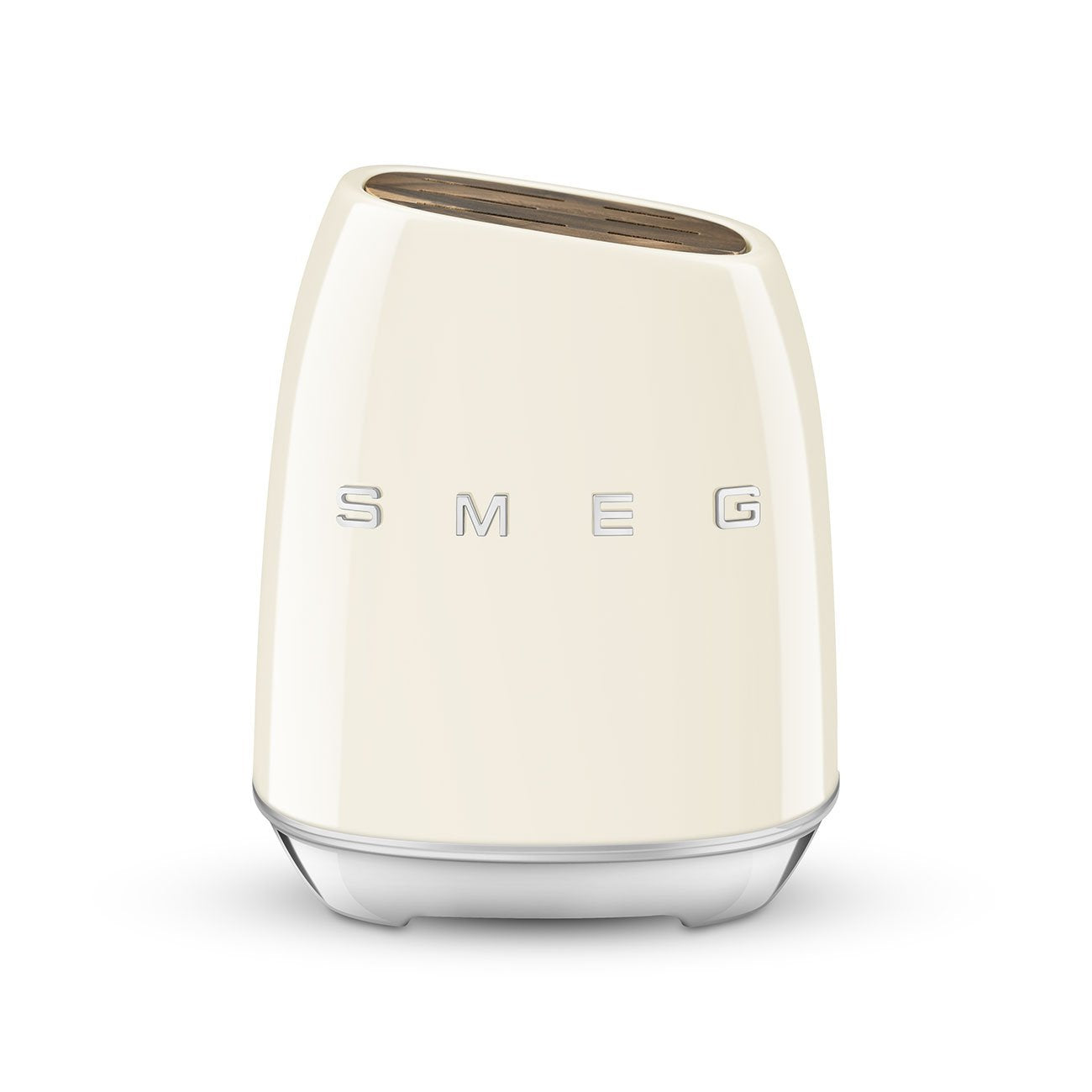 EAN 8017709344184 - Smeg KBSF02CR taco para cuchillos Bloque con ranuras para cuchillos Plástico, Acero inoxidable, Madera Cr imagen 2