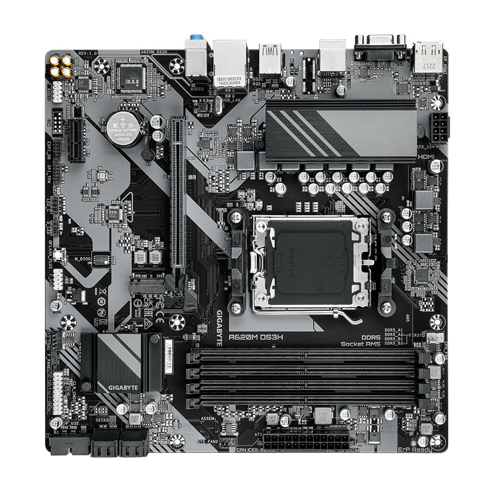 Placa Base Gigabyte A620m Ds3h Am5 Matx 4xddr5