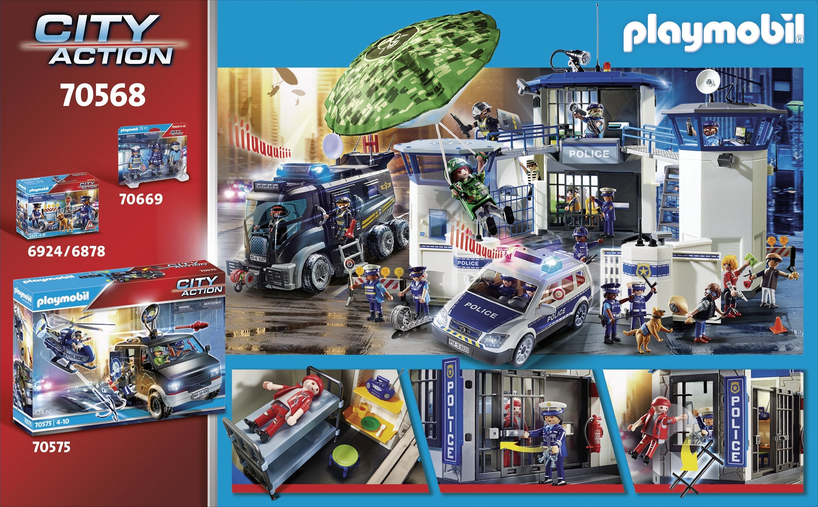 Playmobil - Policía: Escape De La Prisión (70568)