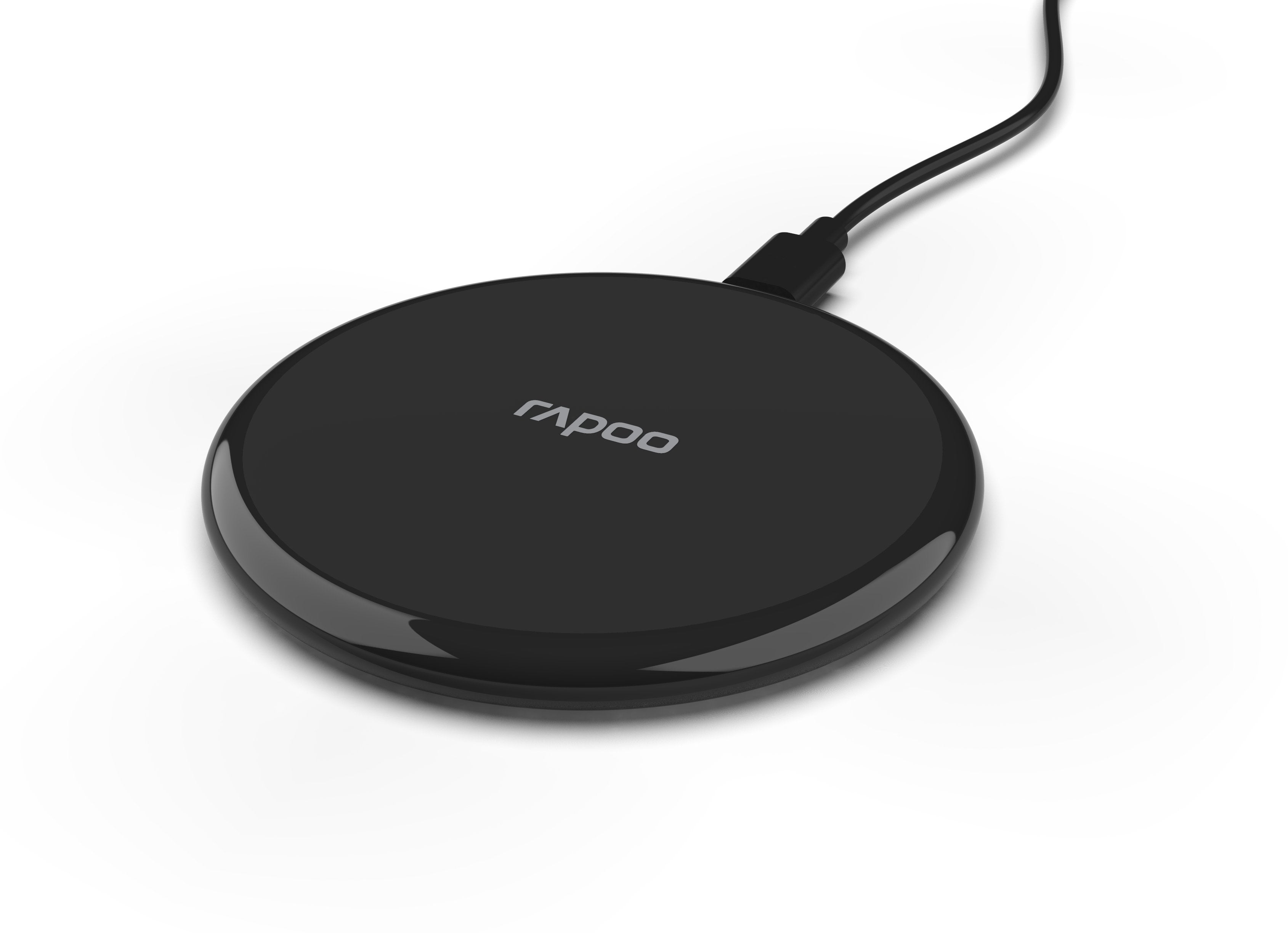 Cargador Inalámbrico Rapoo Xc105 Qi Negro