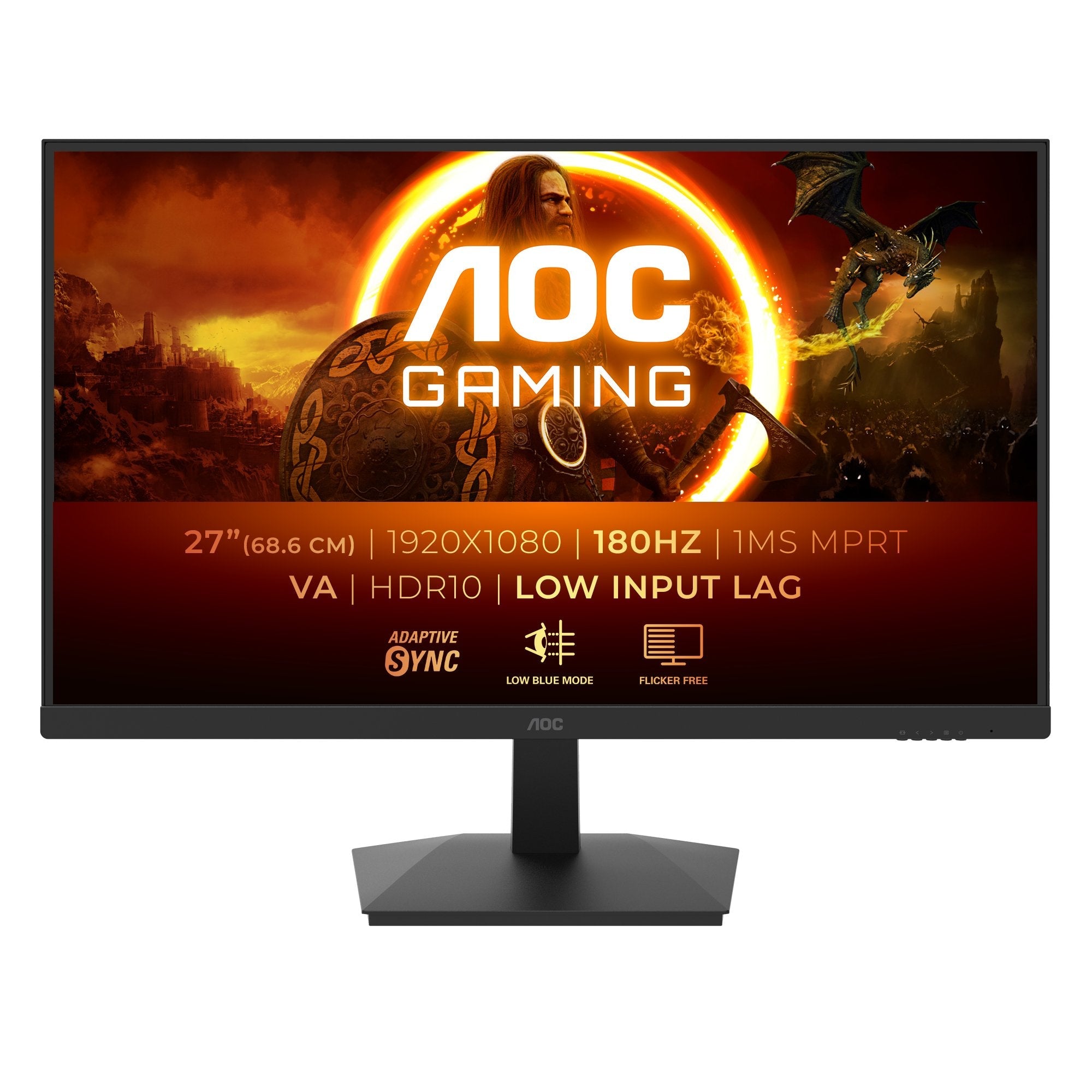 EAN 4038986182294 - AOC G1 27G15N2 pantalla para PC 68,6 cm (27") 1920 x 1080 Pixeles Full HD LCD Negro imagen 1