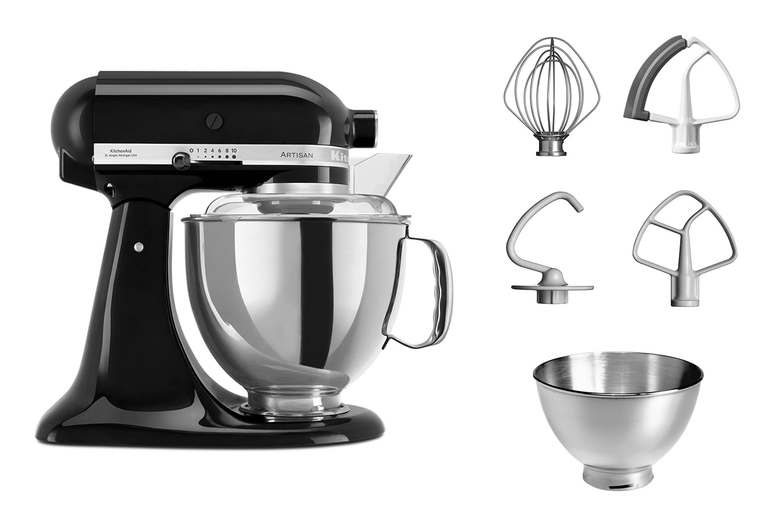 Kitchenaid Artisan Robot De Cocina 300 W 4,8 L Negro