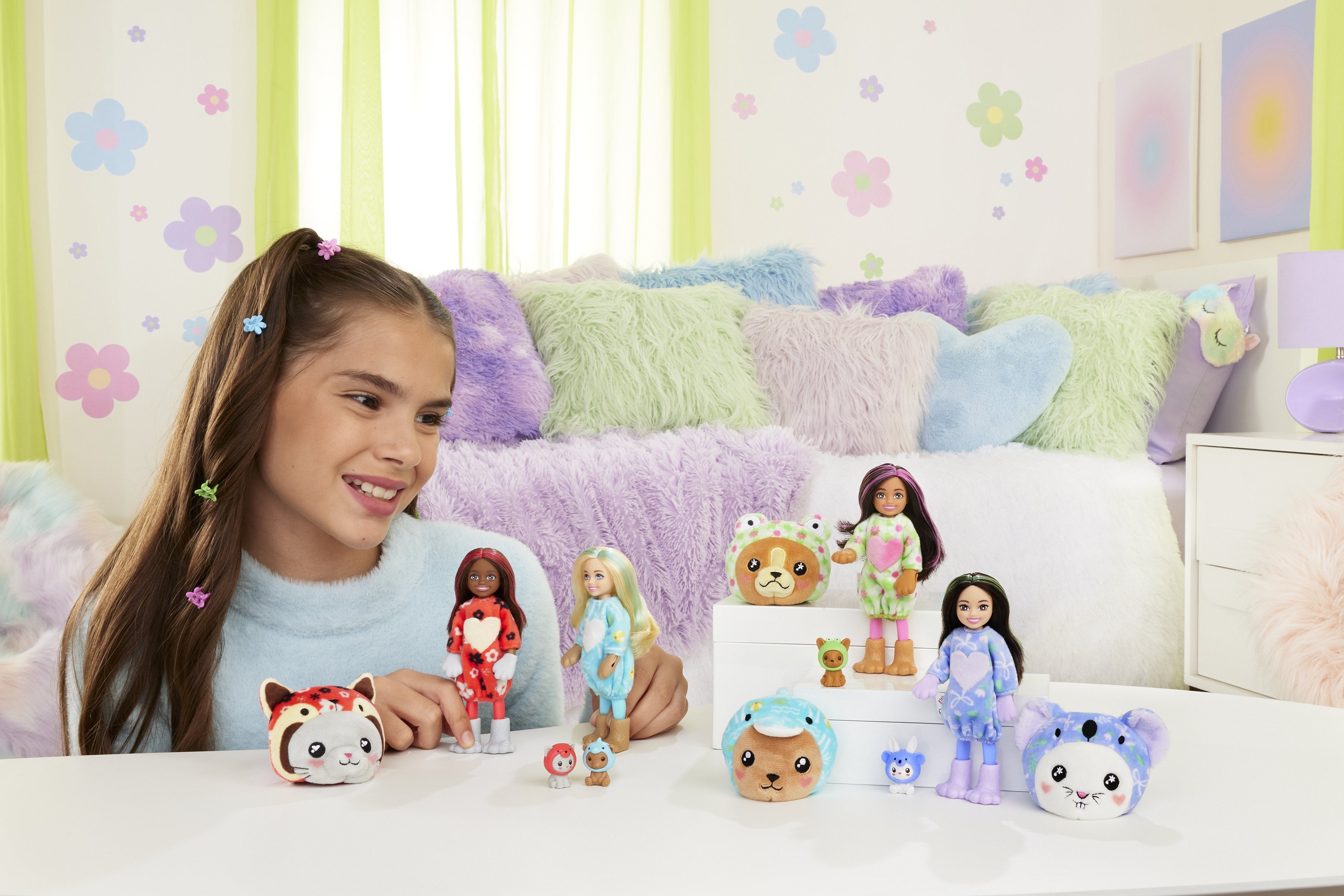 Muñeca Mattel Barbie Cutie Reveal Chelsea Costume Cuties Series - Teddy Dolphin,