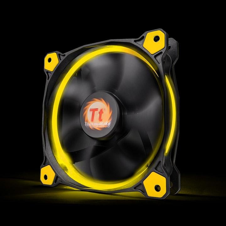 EAN 4717964402363 - Thermaltake Riing 14 Carcasa del ordenador Ventilador 14 cm Negro, Amarillo imagen 2