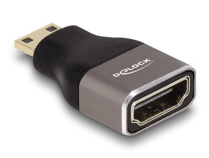 Delock Hdmi Adaptador Mini-C Macho A A Hembra 8k 60 Hz Gris Metall