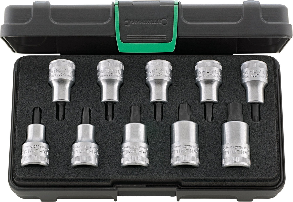 Stahlwille 54tx/.Kn Llave De Vaso-Bit-Inserto-Set 1/2"