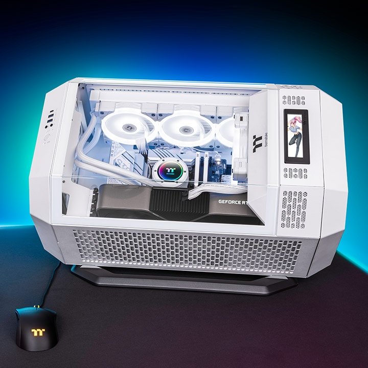 Caja Pc Thermaltake The Tower 300 Vidrio Templado Ca-1y4-00s6wn-00 Negra