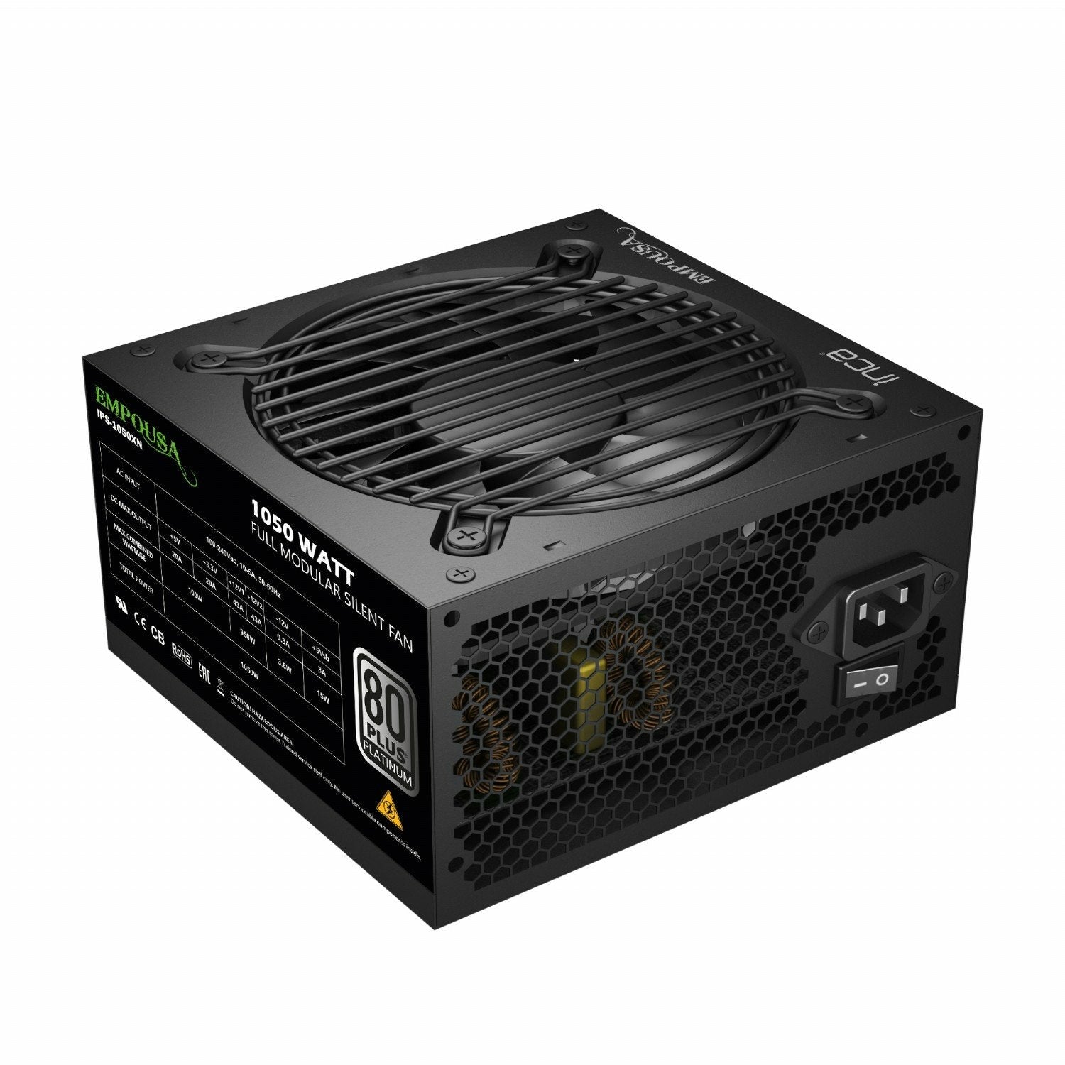 Inca Ips-1050xn Unidad De Fuente De Alimentación 1050 W Atx Negro