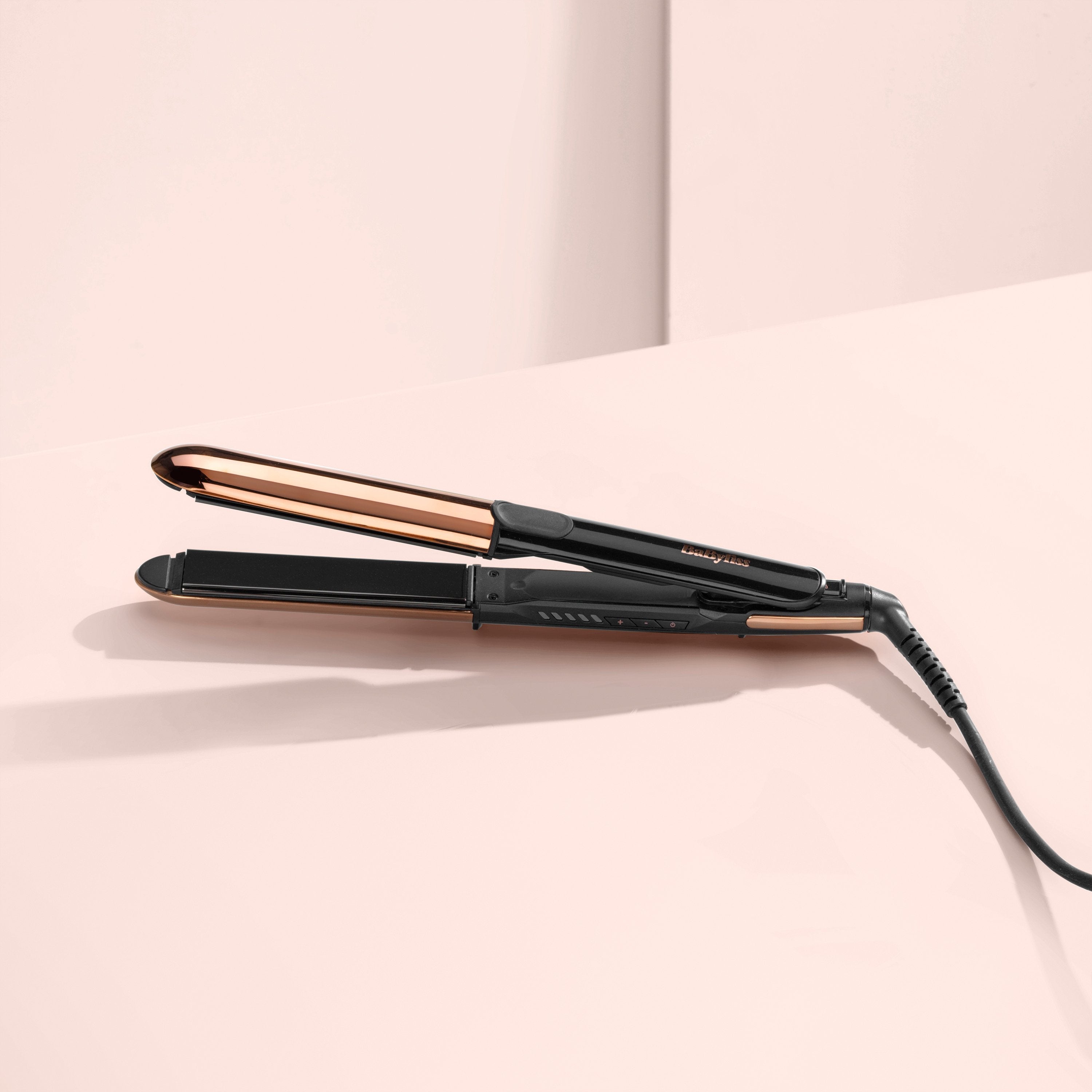 Plancha De Pelo Babyliss Straight & Curl Brilliance Negro