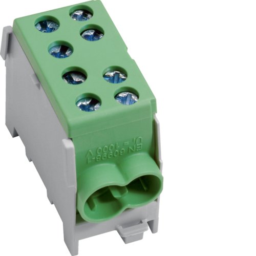 Hager Borne De Derivación Principal Kh35e 1polos 2x35-2x25qmm Ip20 Color:Grn