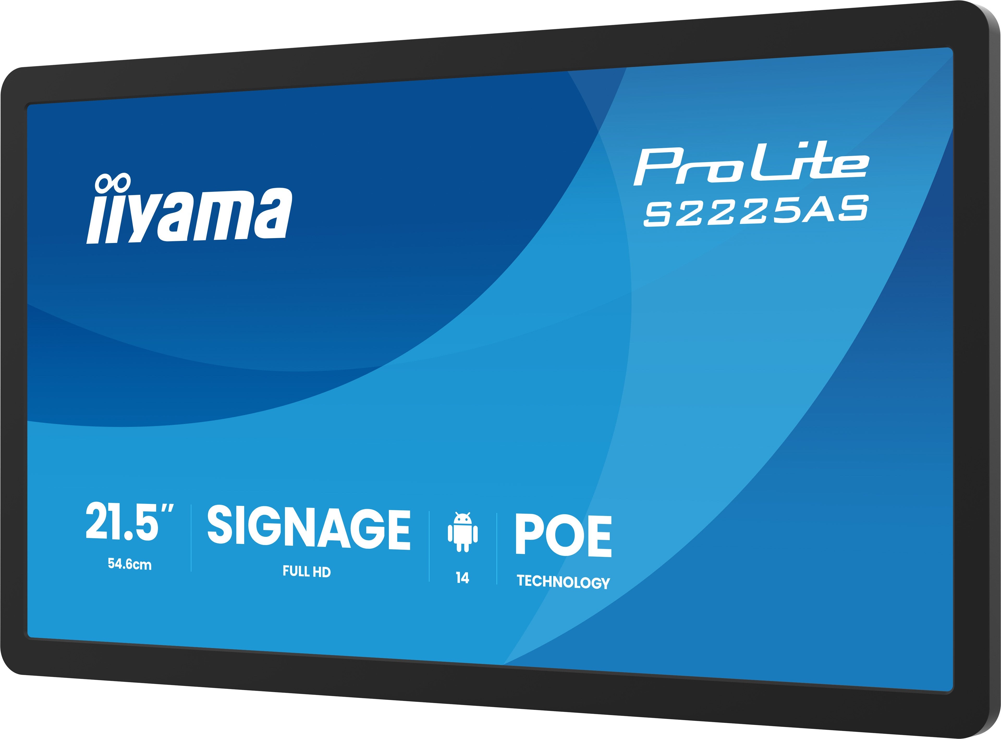 EAN 4948570127177 - iiyama ProLite S2225AS-B1P Pantalla plana para señalización digital 54,6 cm (21.5") LCD Wifi 500 cd / m² imagen 3